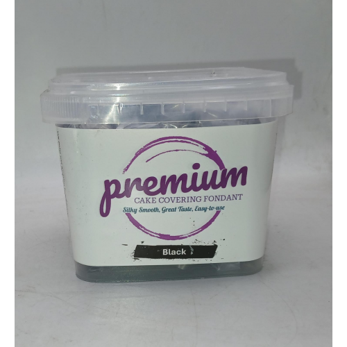 PREMUIM FONDANT BLACK 600G PREMUIM FONDANT BLACK 600G